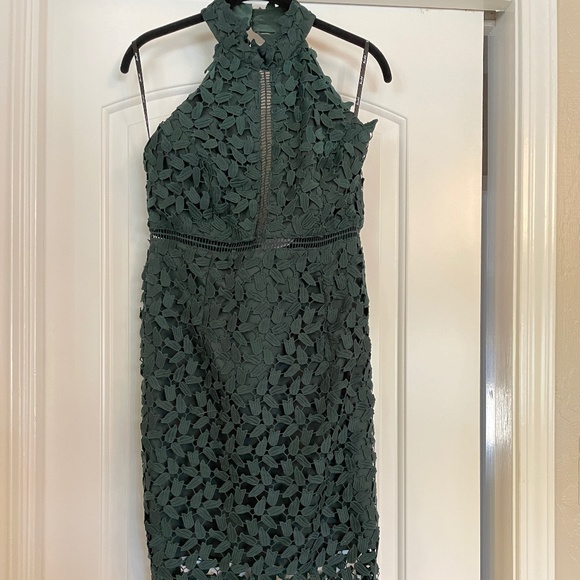 Bardot Dresses & Skirts - Holiday dress! Forest Green, Cocktail dress, Midi length.
